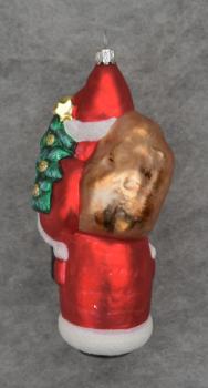 Preview: Weihnachtsmann mit Laterne